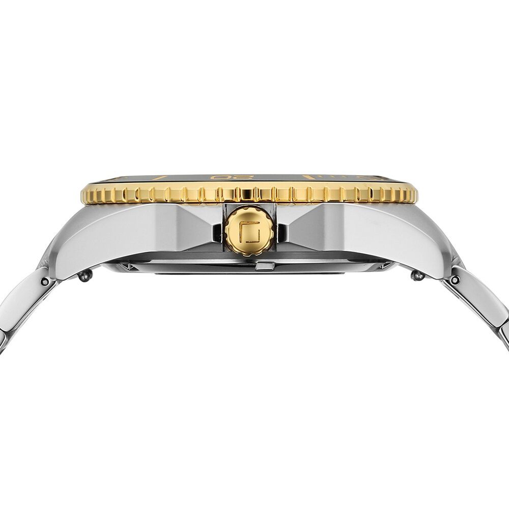 Buy Online Xylys Automatic Analog with Date Black Dial Two Toned