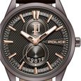 Police Quartz Analog Grey Dial Brown Leather Strap Watch For Men - image number 3
