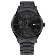 Tommy Hilfiger Multifunction Black Dial Stainless Steel Strap Watch For Men - image number 0