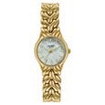 Poze Poze Quartz Analog White Dial Golden Metal Strap Watch For Women - image number 1
