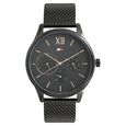 Tommy Hilfiger Quartz Multifunction Black Dial Metal Strap Watch for Men - image number 0