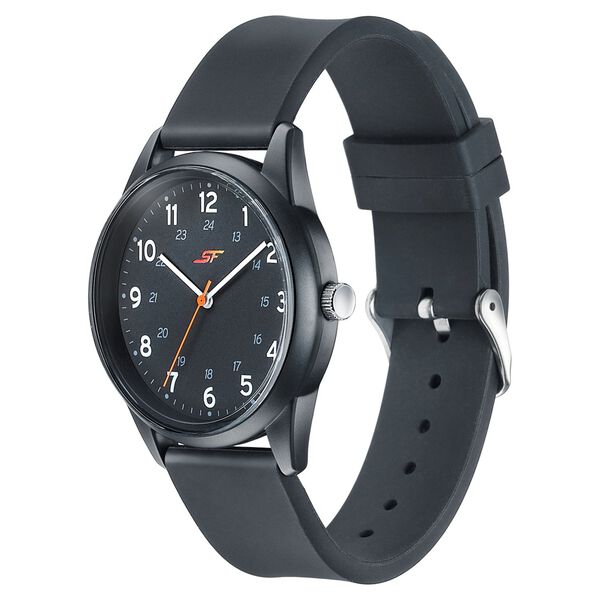 Sonata SF Field watch Quartz Analog Black Dial Black Silicone Strap Watch For Men - image number 2