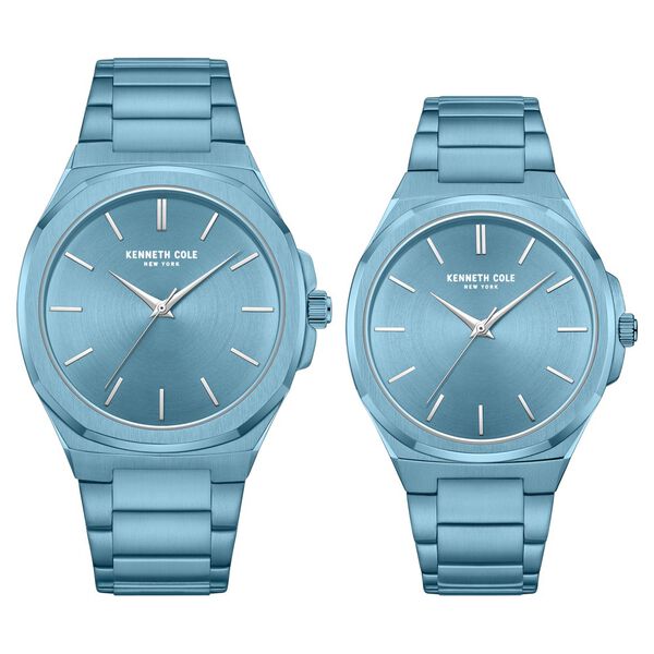 Kenneth Cole Kenneth Cole Quartz Analog Blue Dial With Blue Stainless Steel Strap Watch for Couple - image number 0