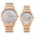 Titan Bandhan Eternal Pair Analog with Date and Green Dial Yellow Gold Stainless Steel Strap Watch for Couples