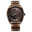 Fastrack Tick Tock Quartz Multifunction Green Dial Leather Strap Watch For Guys