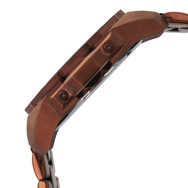 Titan Quartz Analog with Date Brown Dial Stainless Steel Strap Watch for Men - image number 2