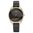 Fastrack Vyb Spotlight Quartz Analog Two Toned Dial Pink Leather Strap Watch For Women