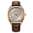 Titan Regalia Arc Analog with Day Date Second Subdial and Silver Dial Brown Leather Strap Watch for Men - image number 0