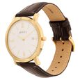 Titan Nebula Vintage 18k Gold Analog Leather Strap Watch for Men - image number 2