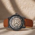 Titan Automatics Black Dial Tan Leather Strap Watch for Men - image number 0