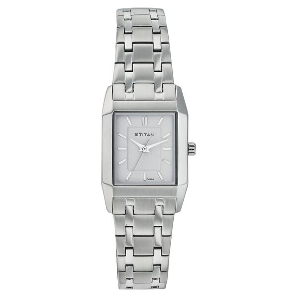 Titan Quartz Analog White Dial Watch for Women - image number 0