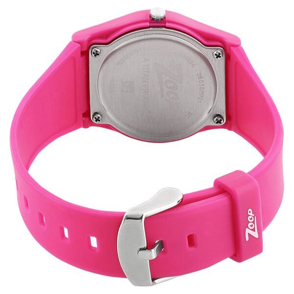 Zoop By Titan Quartz Analog Pink Dial PU Strap Watch for Kids - image number 3