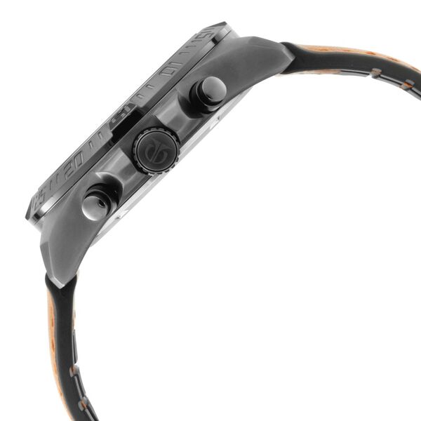 Titan Chronograph Black Dial Quartz Rubber Strap watch for Men - image number 4