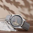 Titan Automatic Sectoral Grey Dial Grey Leather Strap Watch for Men - image number 0