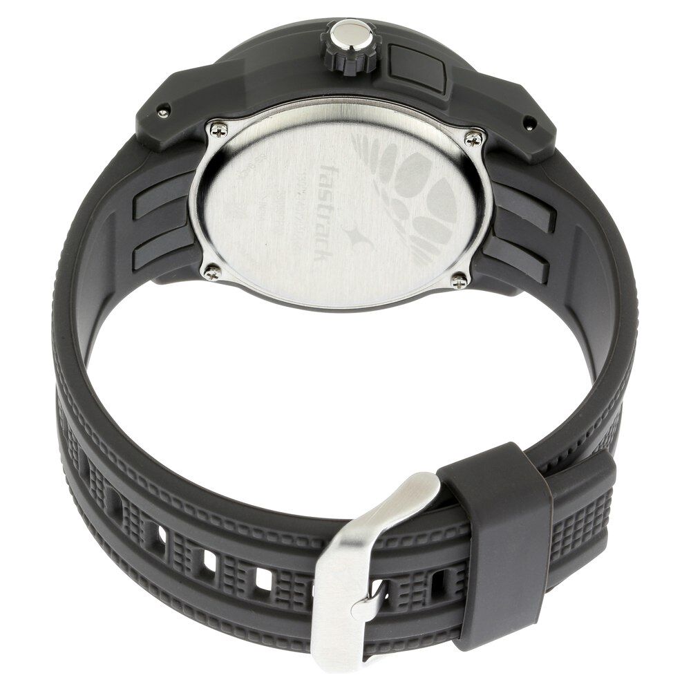 Trendies grey dial silicone strap watch on sale
