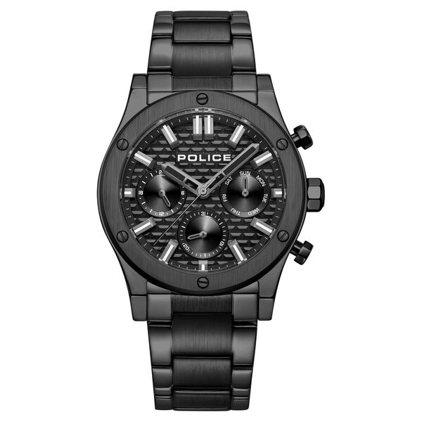 Police Black Dial Quartz Multifunction Watch for Men - image number 0