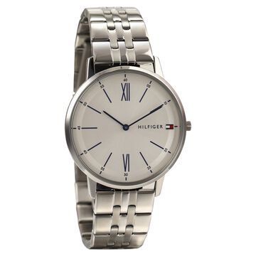 Tommy Hilfiger Quartz Analog White Dial Stainless Steel Strap Watch for Men