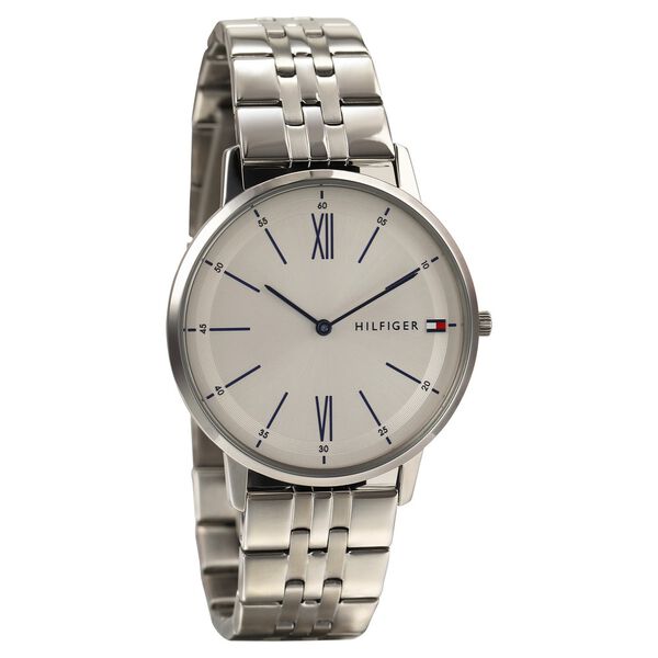 Tommy Hilfiger Quartz Analog White Dial Stainless Steel Strap Watch for Men - image number 1