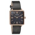 Sonata Quartz Analog Black Dial Black Leather Strap Watch For Women - image number 2