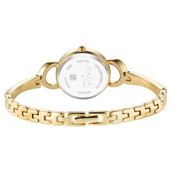 Titan Raga Champagne Dial Watch for Women - image number 4