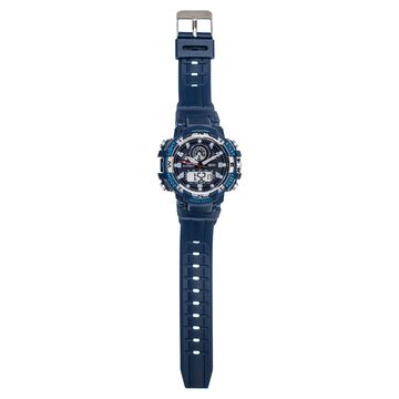 Zoop Bolt Ana Digi Watch with Blue and Grey Multi Color Case and Blue Color Strap for Boys Kids, from House of Titan