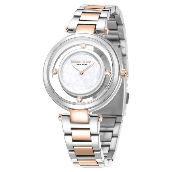 Kenneth Cole Quartz Analog White dial Stainless Steel Strap Watch for Women - image number 1