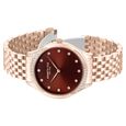 Kenneth Cole Quartz Analog Maroon Dial Rose Gold Colour Stainless Steel Strap Watch For Women - image number 2