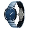 Titan Edge Squircle Quartz in Atlantic Blue with Glossy Ceramic Unisex Watch - image number 3