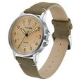 Poze by Sonata Quartz Analog Beige Dial PU Leather Strap Watch for Men - image number 2