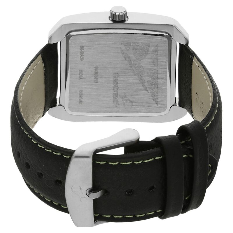 Buy Online Fastrack Quartz Analog Silver Dial Leather Strap Watch for Guys - nk9336sl02 | Titan