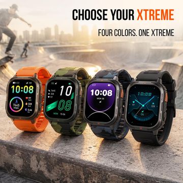 Fastrack Smart Xtreme S Smartwatch with 4.9 cm AMOLED Display BT Calling & Health Monitoring