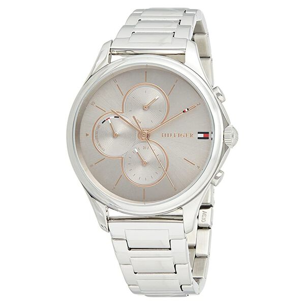 Tommy Hilfiger Quartz Multifunction Grey Dial Stainless Steel Strap Watch for Women - image number 1