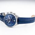 Roamer Gran Sportivo Quartz Chronograph With Date Blue Dial Silver Stainless Steel Strap Watch For Men - image number 6
