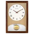Titan Wooden Pendulum Clock - Premium Decor Box Pendulum Wooden Wall Contemporary look Clock - 37 cm x 25.5 cm (Medium) - image number 1