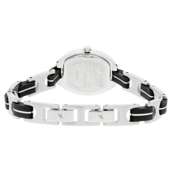 Fastrack Quartz Analog Black Dial Leather & Metal Strap Watch for Girls - image number 3