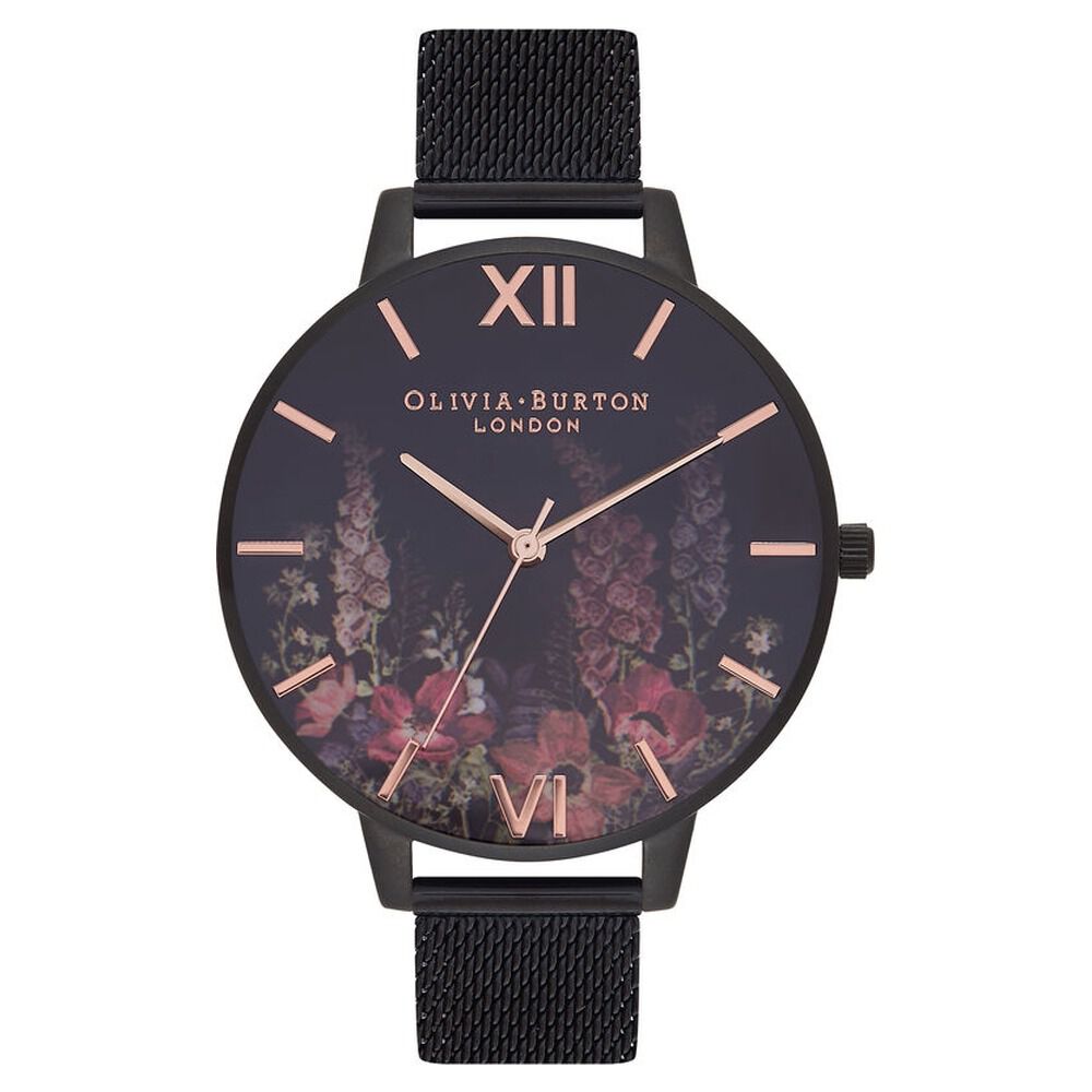 Buy Online Olivia Burton Quartz Analog Black Dial Watch for Women ncob16ad29w Titan