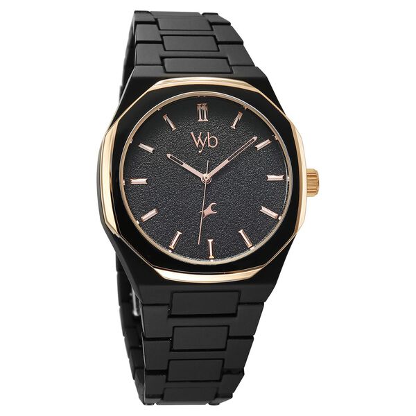 Buy Online Fastrack Vyb Hustler By Fastrack Quartz Analog Black