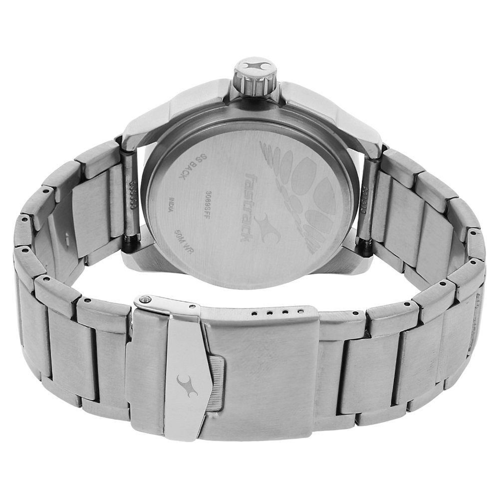 Fastrack watch ss back 50m wr top