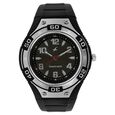 Fastrack Quartz Analog Silver Dial Plastic Strap Watch for Guys