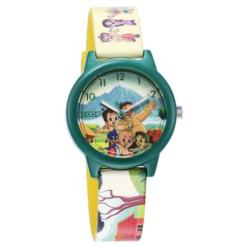 Zoop By Titan Chhota Bheem Quartz Analog Multicoloured Dial Multicoloured Plastic Strap Watch For Kids