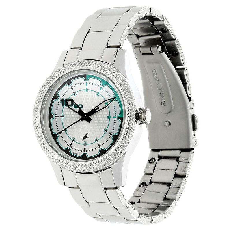 Fastrack Quartz Analog Silver Dial Stainless Steel Strap Watch for Girls - image number 1