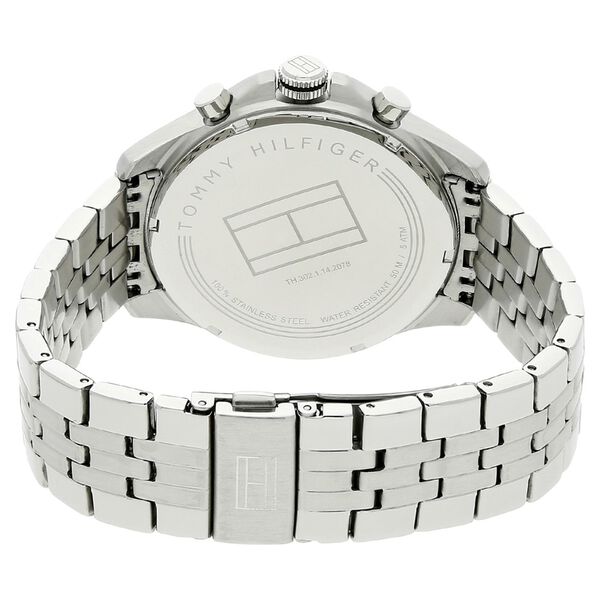 Tommy Hilfiger Quartz Multifunction Black Dial Metal Strap Watch for Men - image number 3