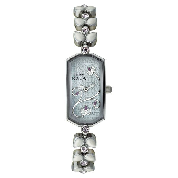 Titan Quartz Analog Mother Of Pearl Dial Watch for Women - image number 0