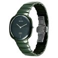 Titan Squircle Camo Quartz Analog Green Dial Ceramic Strap Watch For Unisex - image number 2