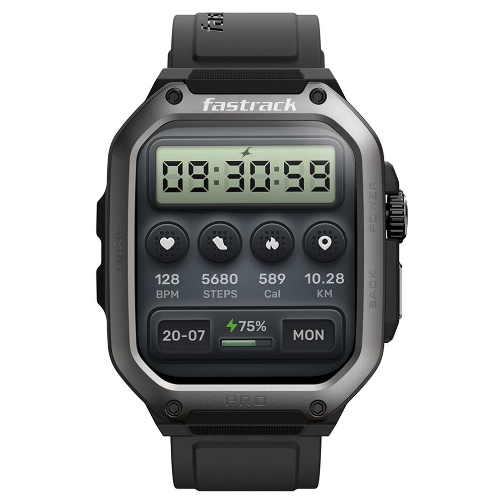 Buy Online Fastrack Active Pro with 4.69 cm AMOLED Display and AOD
