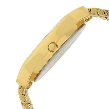 Sonata Quartz Analog with Day and Date Champagne Dial Metal Strap Watch for Men