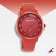 Pop Colours Green Dial Silicone Strap Watch for Girls