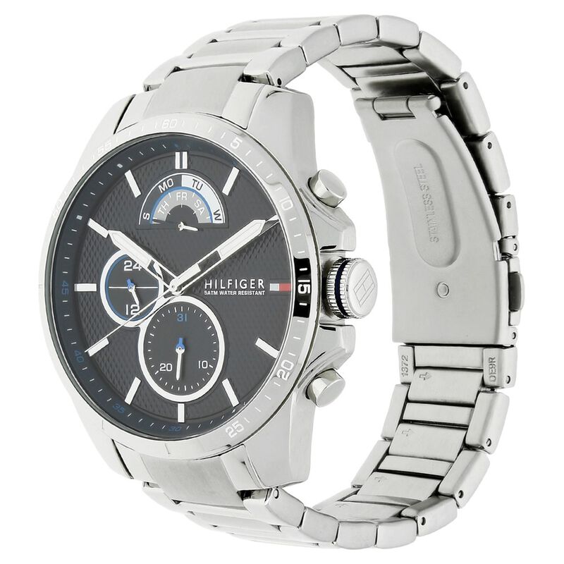 Tommy Hilfiger Quartz Multifunction Blue Dial Stainless Steel Strap Watch for Men - image number 1