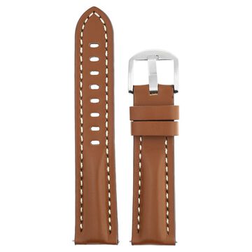 22 mm Brown Genuine Leather Straps for Men