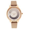 Titan Purple Glam It Up Rose Gold Dial Analog Leather Strap Watch for Women - image number 1